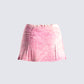 Evie Pink Pixel Print Mini Skirt
