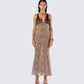 Evodie Leopard Print Maxi Dress