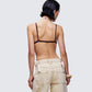 Ewa Brown Triangle Bralette Top