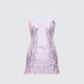 Ebba Pink Sequin Sheer Cami Top product front