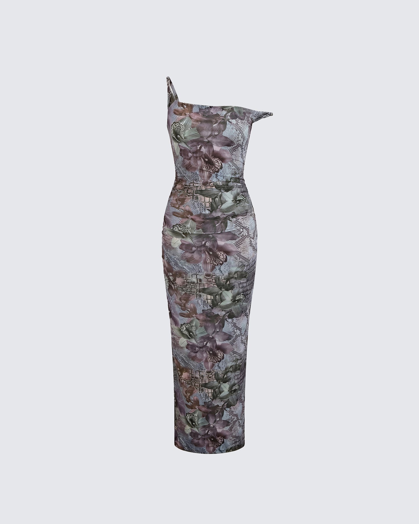 Elaris Multi Print Twist Strap Maxi Dress product front