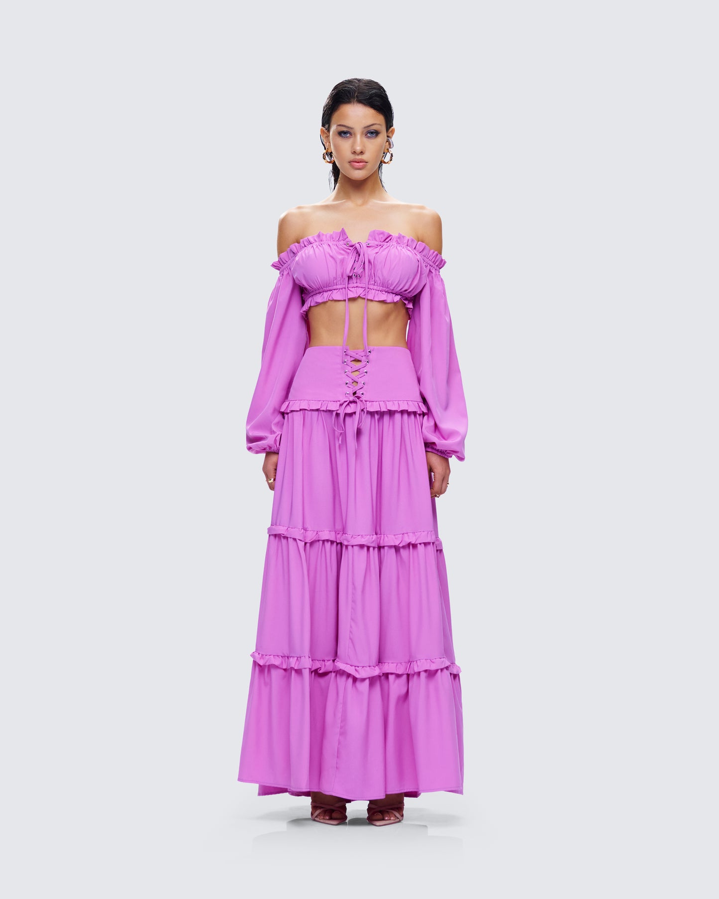 Fabiana Lilac Maxi Set