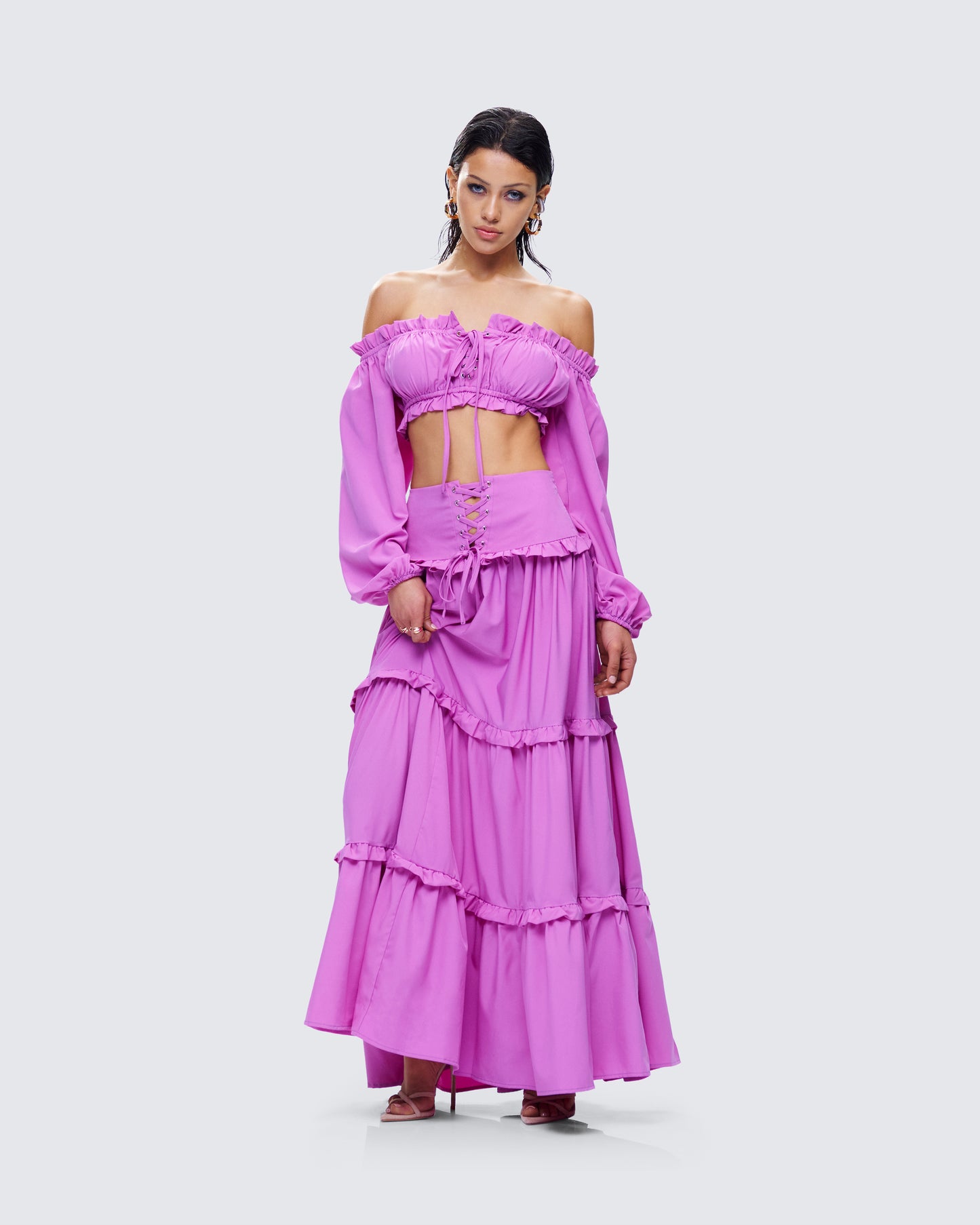 Fabiana Lilac Maxi Set