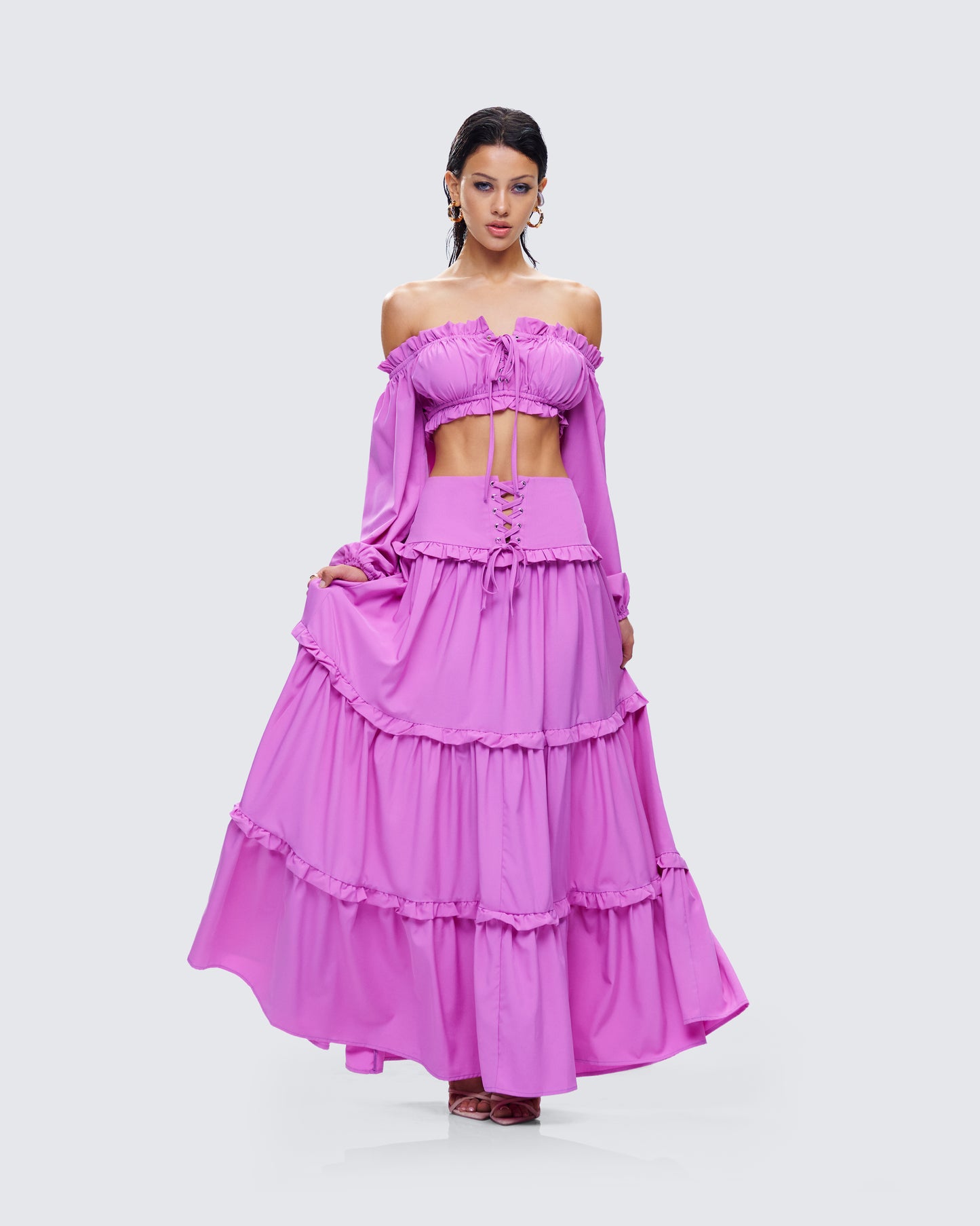 Fabiana Lilac Maxi Set