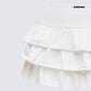 Fable Ivory Ruffle Micro Mini Skirt
