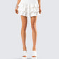 Fable Ivory Ruffle Micro Mini Skirt