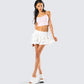 Fable Ivory Ruffle Micro Mini Skirt