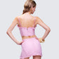 Faelina Pink Butterfly Corset