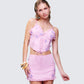 Faelina Pink Butterfly Corset