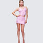 Faelina Pink Butterfly Corset