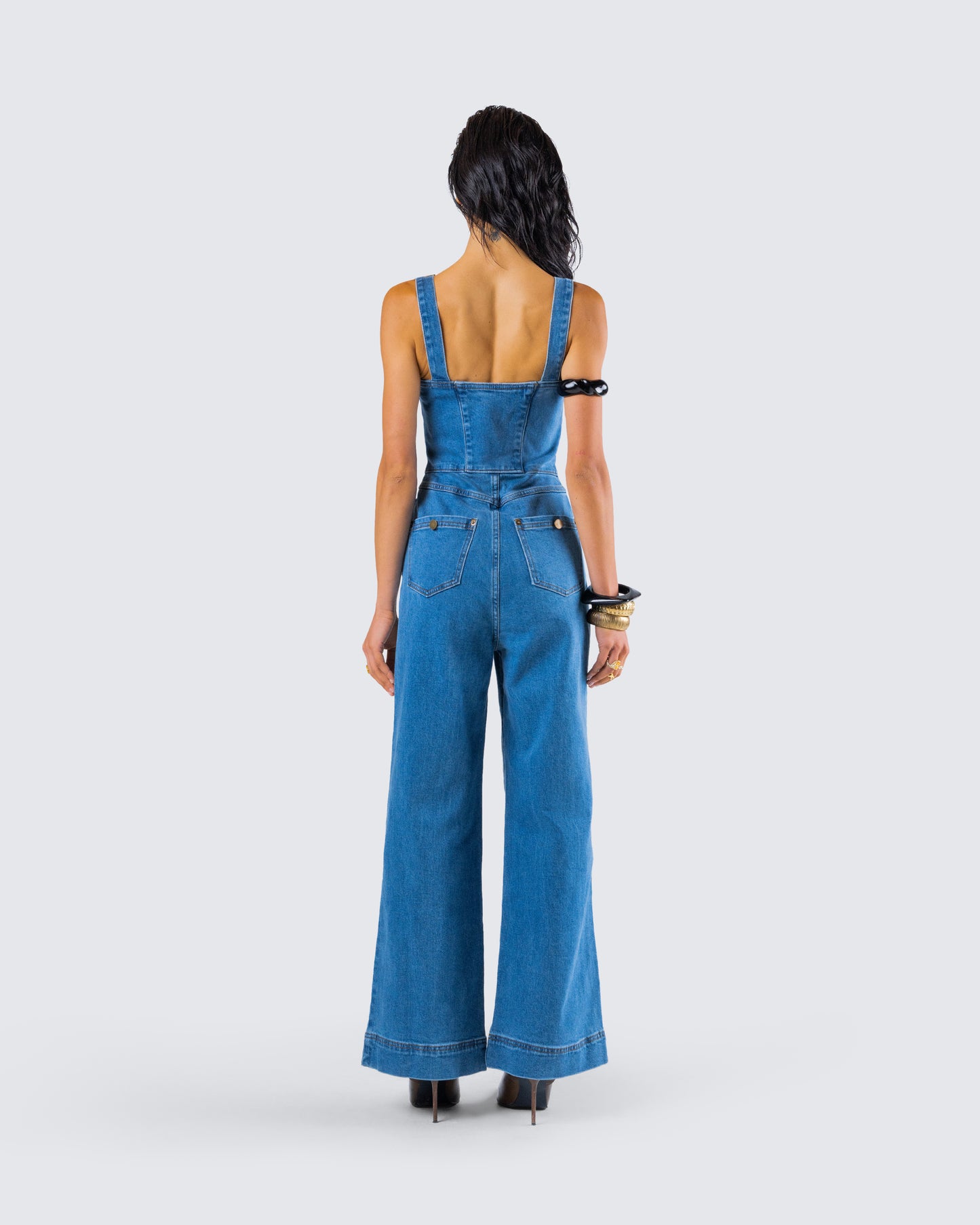 Fawn Blue Denim Overalls