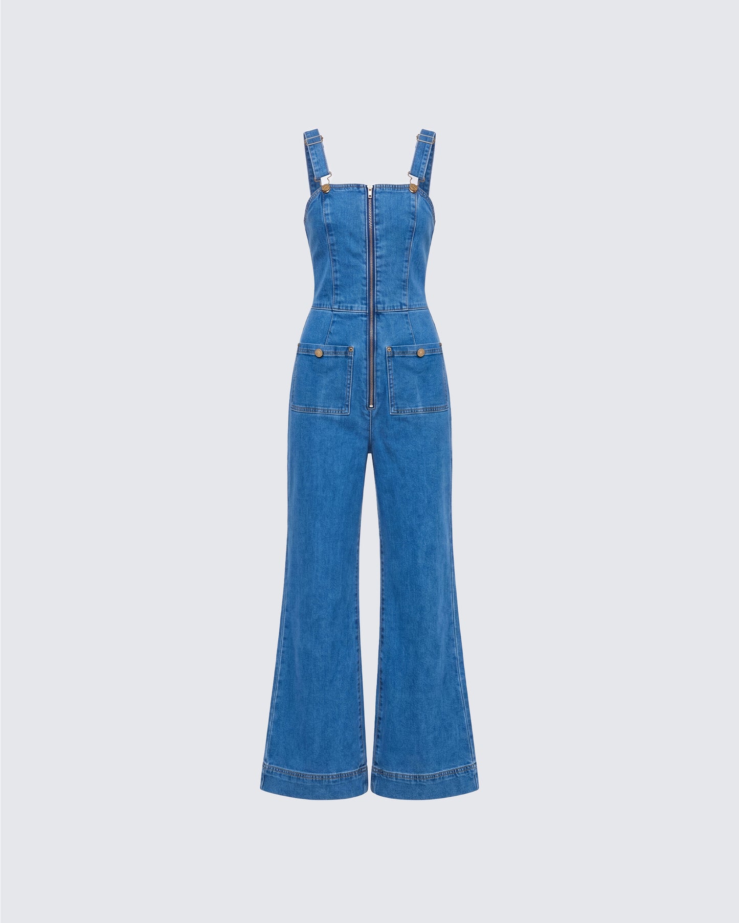 Fawn Blue Denim Overalls