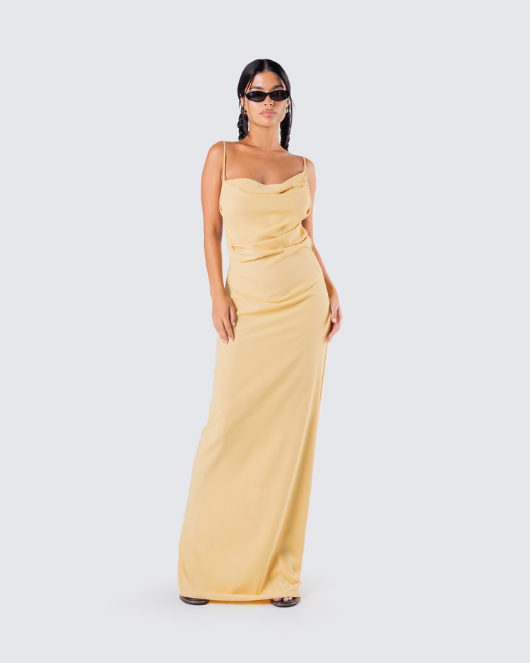 Faye flutter cheap maxi dress