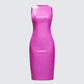 Caisyn Magenta Midi Dress