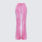 Eliana Pink Flared Pant