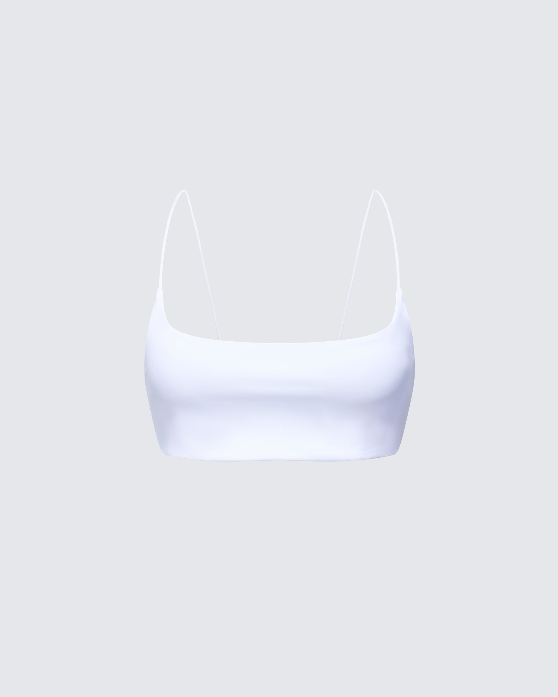Elodie White Cropped Top product front