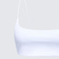 Elodie White Cropped Top