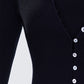 Kimmy Black Ribbed Cardigan Top