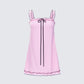Giselda Pink Babydoll Mini Dress