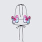 Kandi Embellished Butterfly Bra Top product front