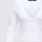 Keturah White Embroidered Lace Cardigan