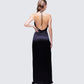 Ursula Black Wrap Maxi Dress