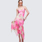 Nola Multi Printed Midi Dress