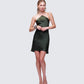 Bindi Olive Green Satin Mini Dress