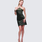 Bindi Olive Green Satin Mini Dress