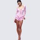 Oceane Pink Ruffle Edge Romper