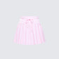 Lucien Pink Ribbon Path Knitted Pleated Skirt product front