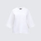 Mabelle White Oversized Raglan Top