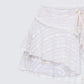 Maeve Ivory Lace Mini Skirt
