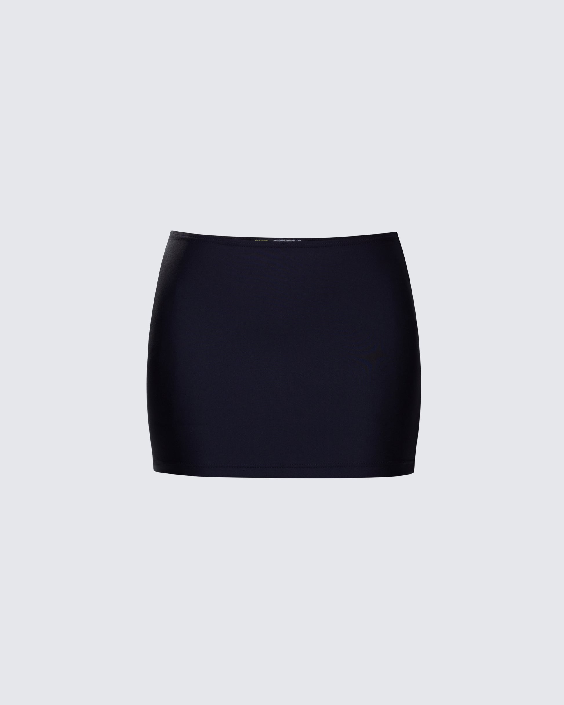 Black Micro Mini Skirt - Stretchy Bodycon FINESSE Black Micro Mini Skirt - Stretchy Bodycon FINESSE