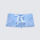 Noelle Blue Faux Fur Shrug product front