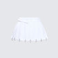 Petra White Micro Mini Skirt