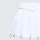 Petra White Micro Mini Skirt