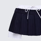 Piper Navy Pinstripe Mini Skirt
