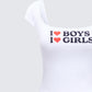 Zoya White Slogan Scoop Neck Tee