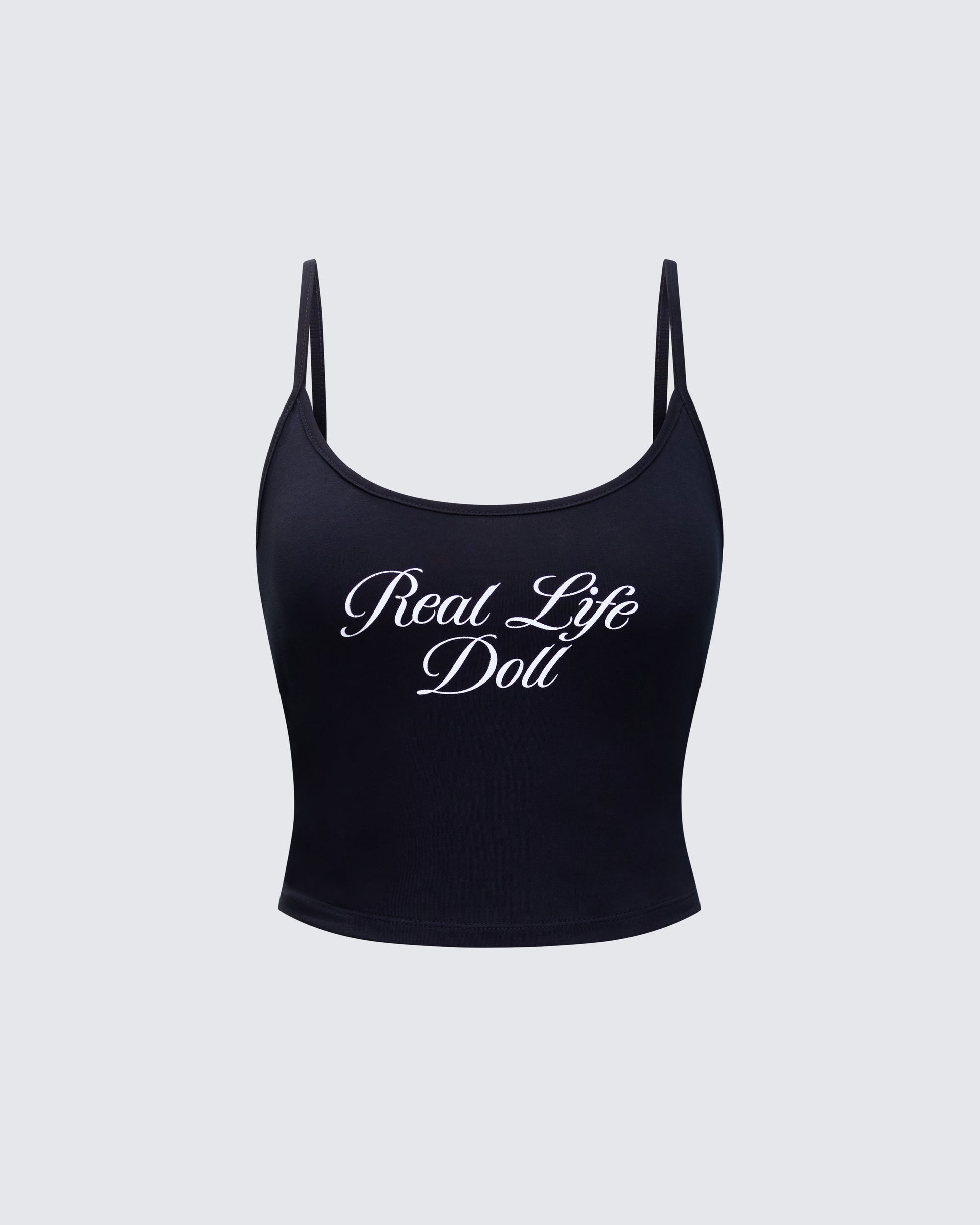 Atara Black Slogan Cami Top product front