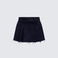 Svetlana Navy Twill Mini Skirt product front
