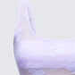 Blair Purple Lace Mix Mini Dress