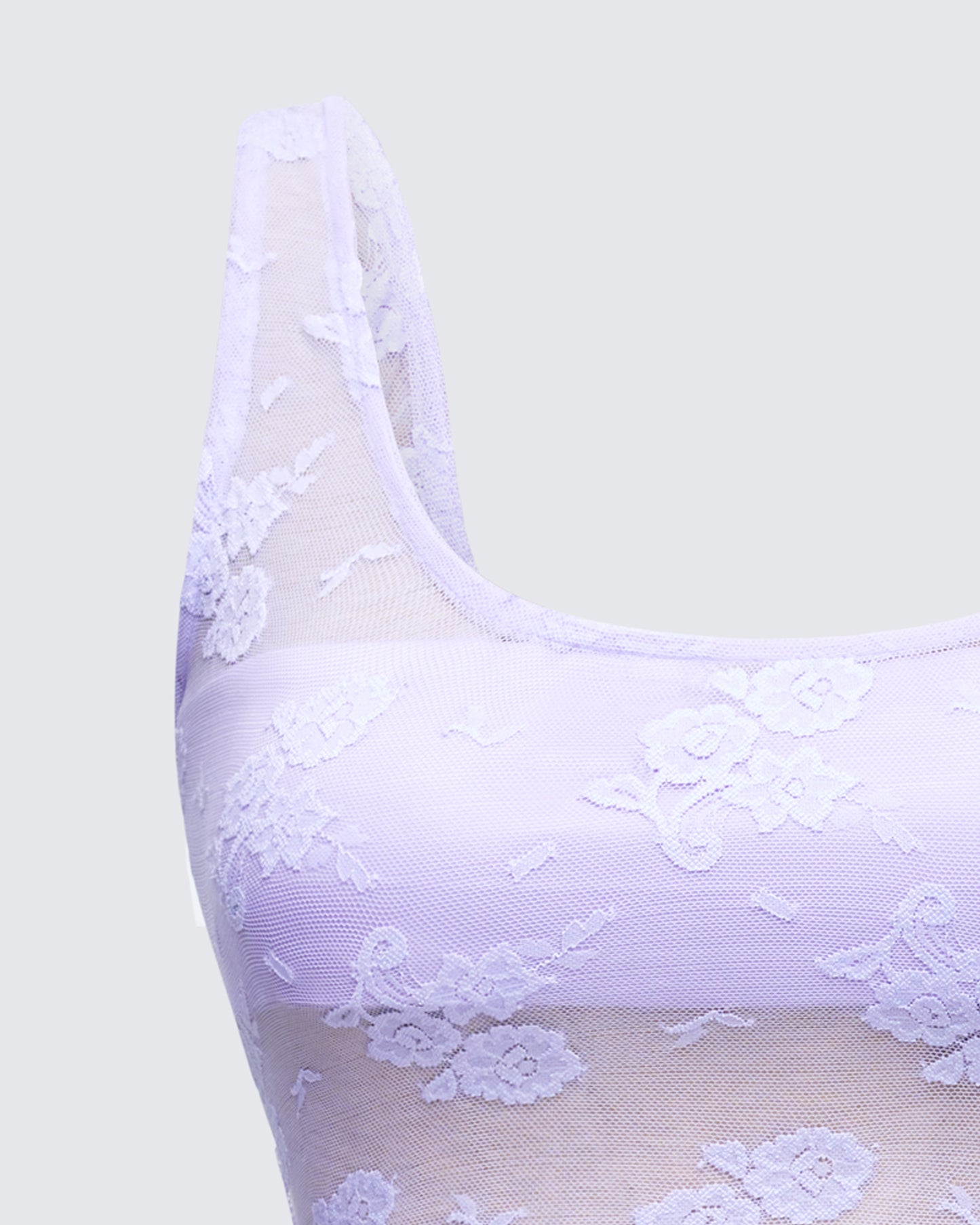 Blair Purple Lace Mix Mini Dress