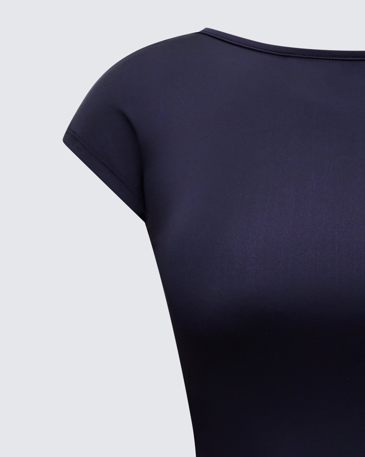 Caroline Black Backless Top