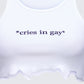 Emery White Graphic Cut Off Tank