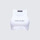 Emery White Graphic Cut Off Tank product front