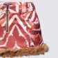 Suha Multi Print Fur Trim Micro Skirt