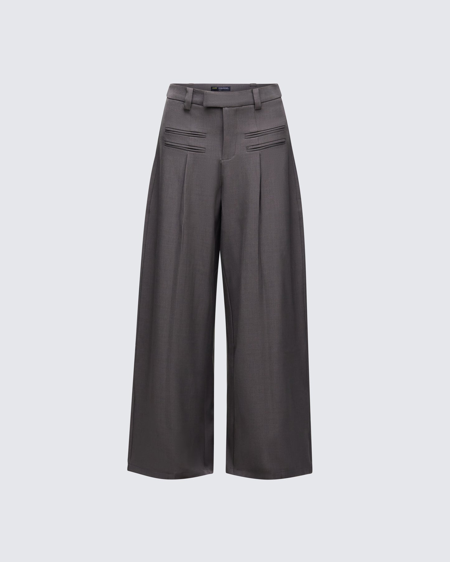 Cozbi Grey Pressed Front Trouser product front