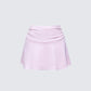 Karlissa Pink Foldover Mini Skirt product front
