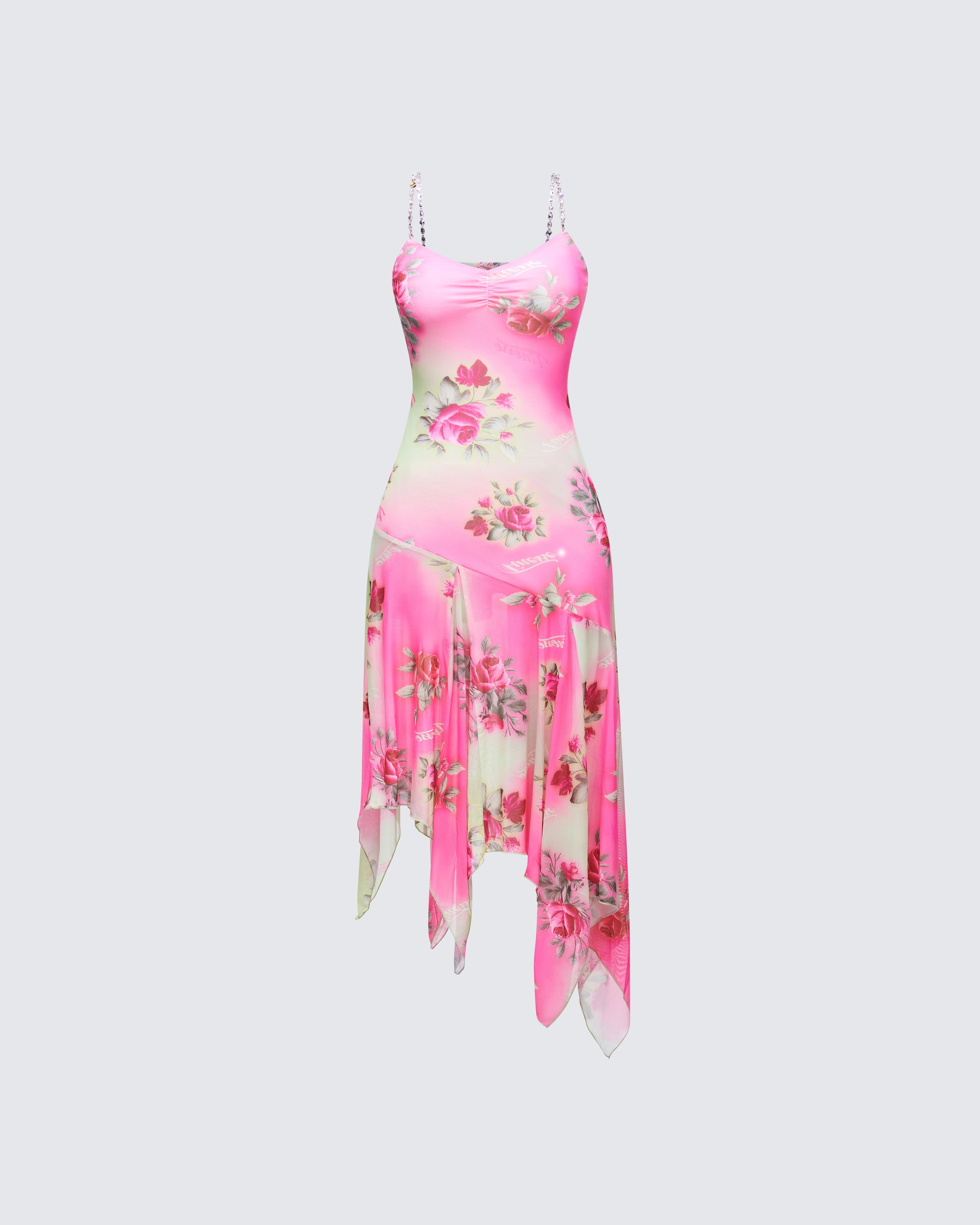 Nola Multi Printed Midi Dress product front